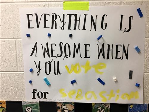 student election poster