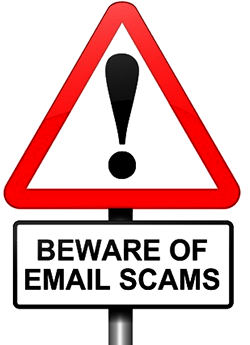 Beware of Email Scams! Beware of Email Scams!