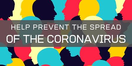 Help prevent the spread of the coronavirus 