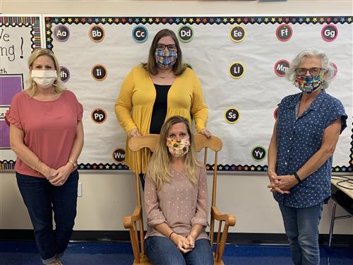 Kindergarten Team with Masks Kindergarten Team with Masks